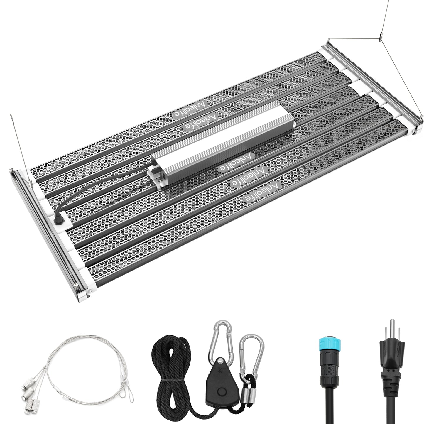 Stretchable LED Grow Light 1000W Grey