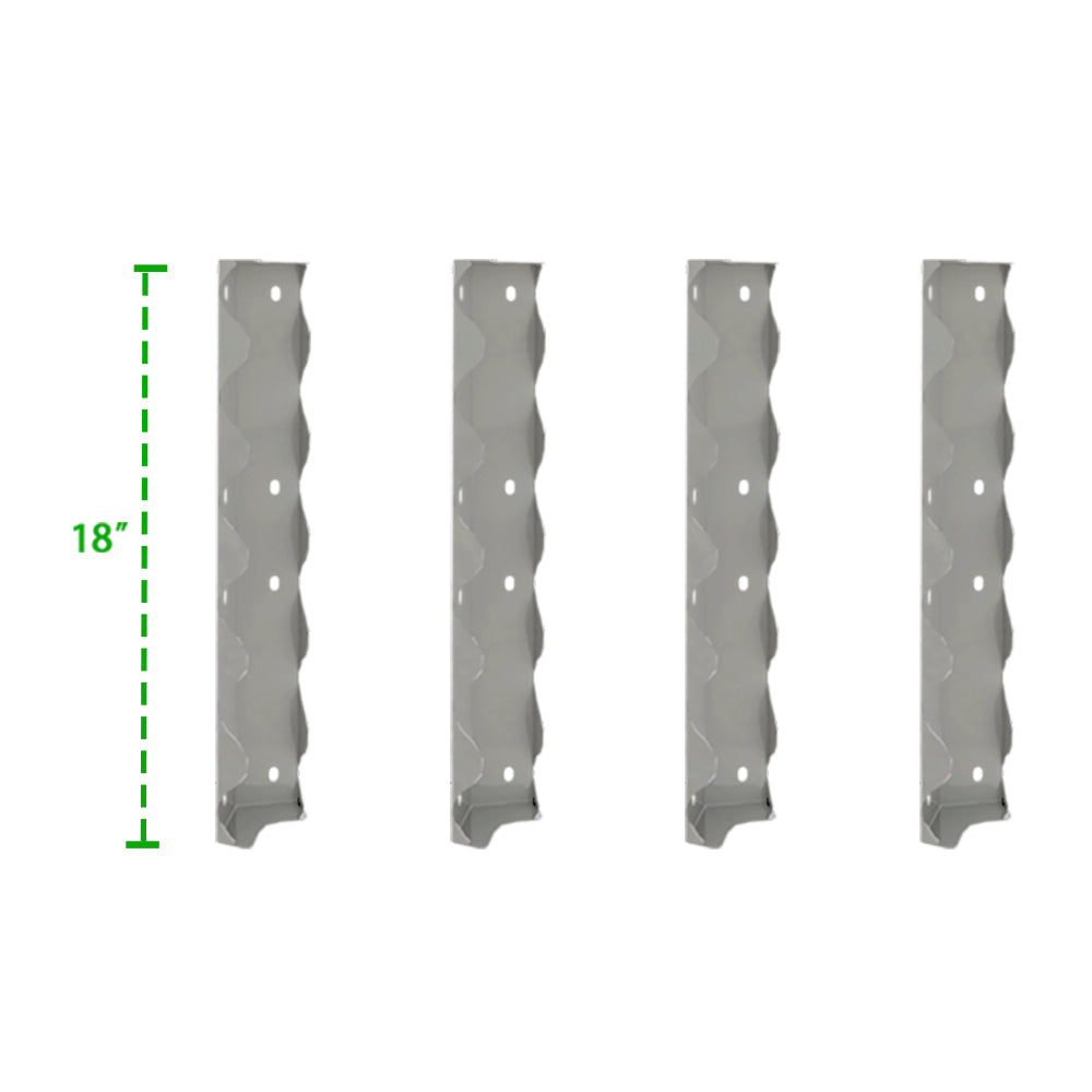 18'' Tall DIY Modular Garden Bed Panels, 22-Gauge Galvanized Steel, 4-Pack