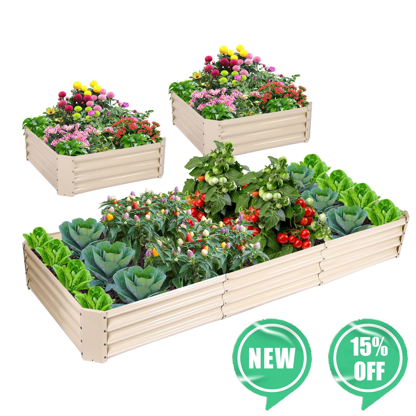 Adjustable Modular Raised Garden Bed