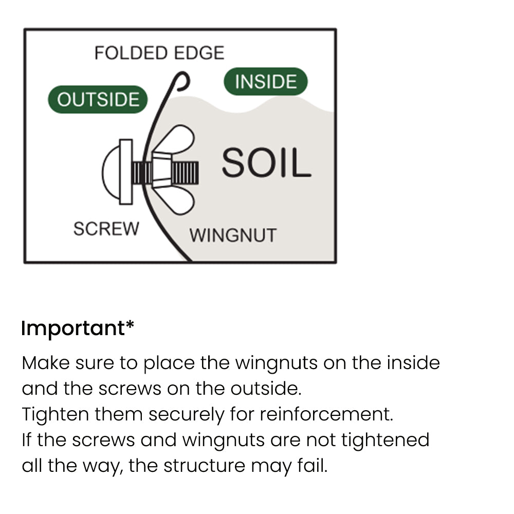 Anleolife Dacromet Wingnuts & Screws - High Corrosion Resistance