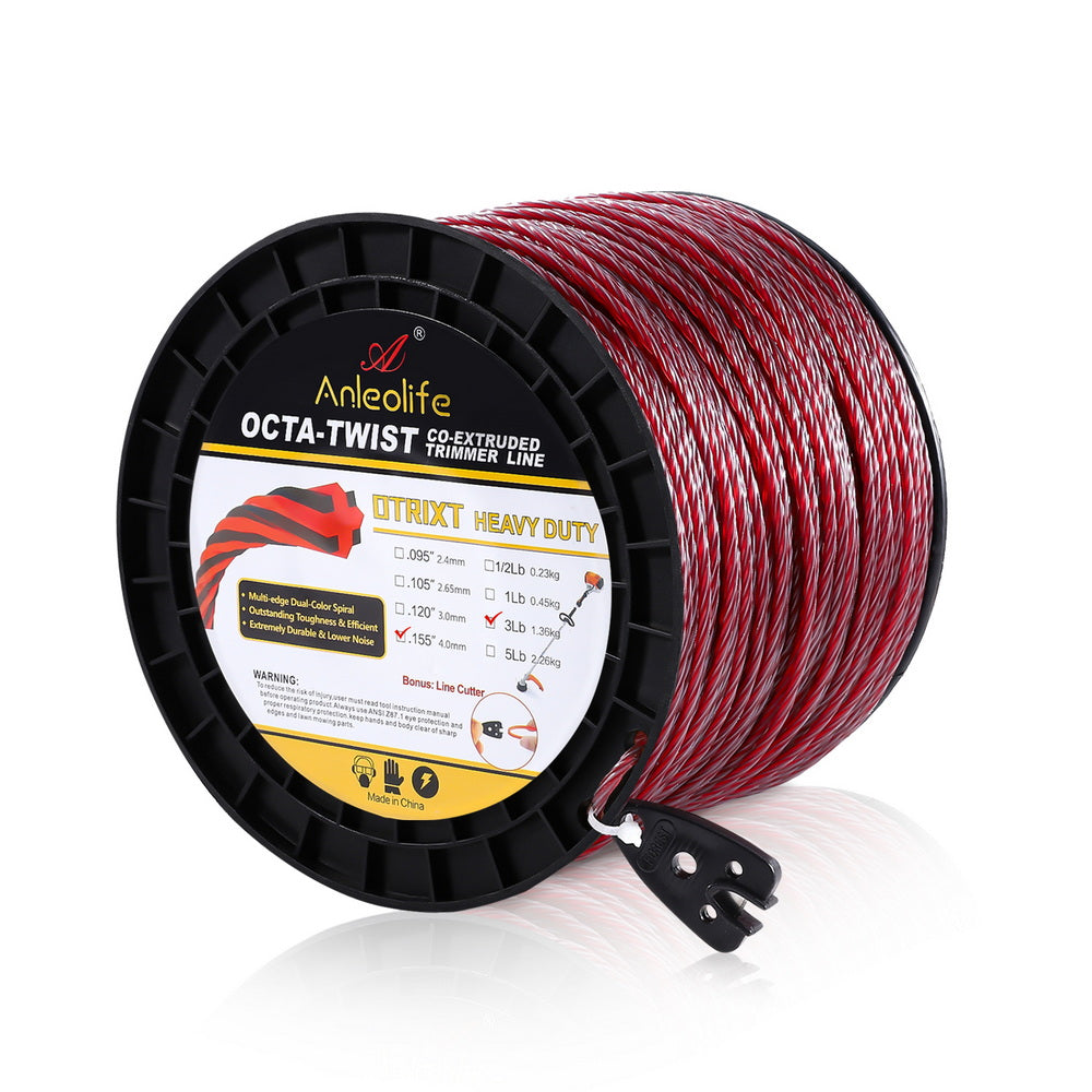 Anleolife Octa-Twisted .155-Inch Trimmer Line