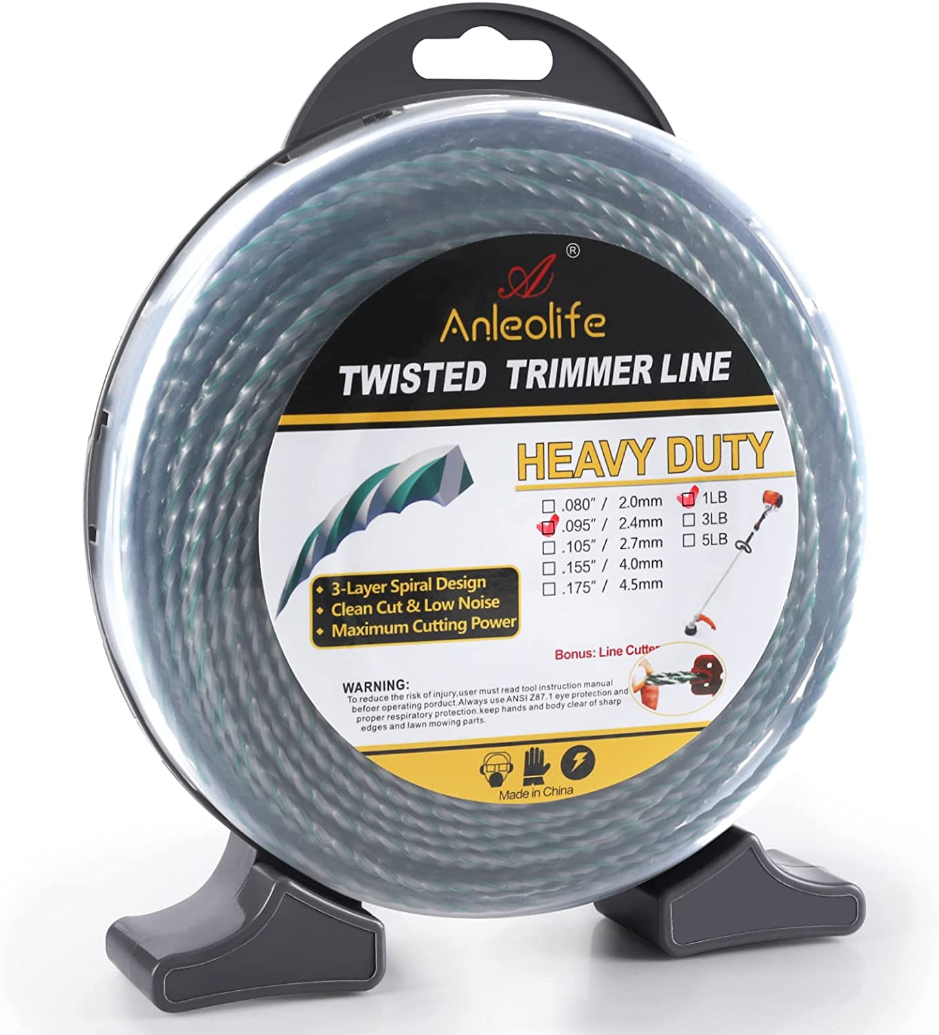 Heavy Duty Twisted .095-inch String Trimmer Line