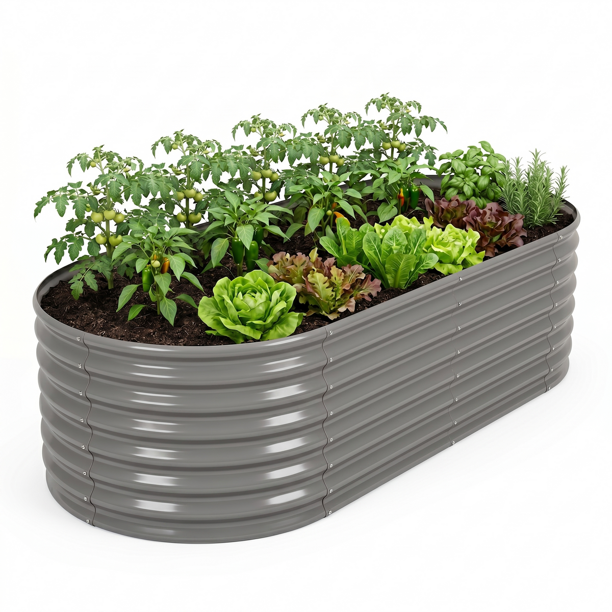 Oval Garden Beds