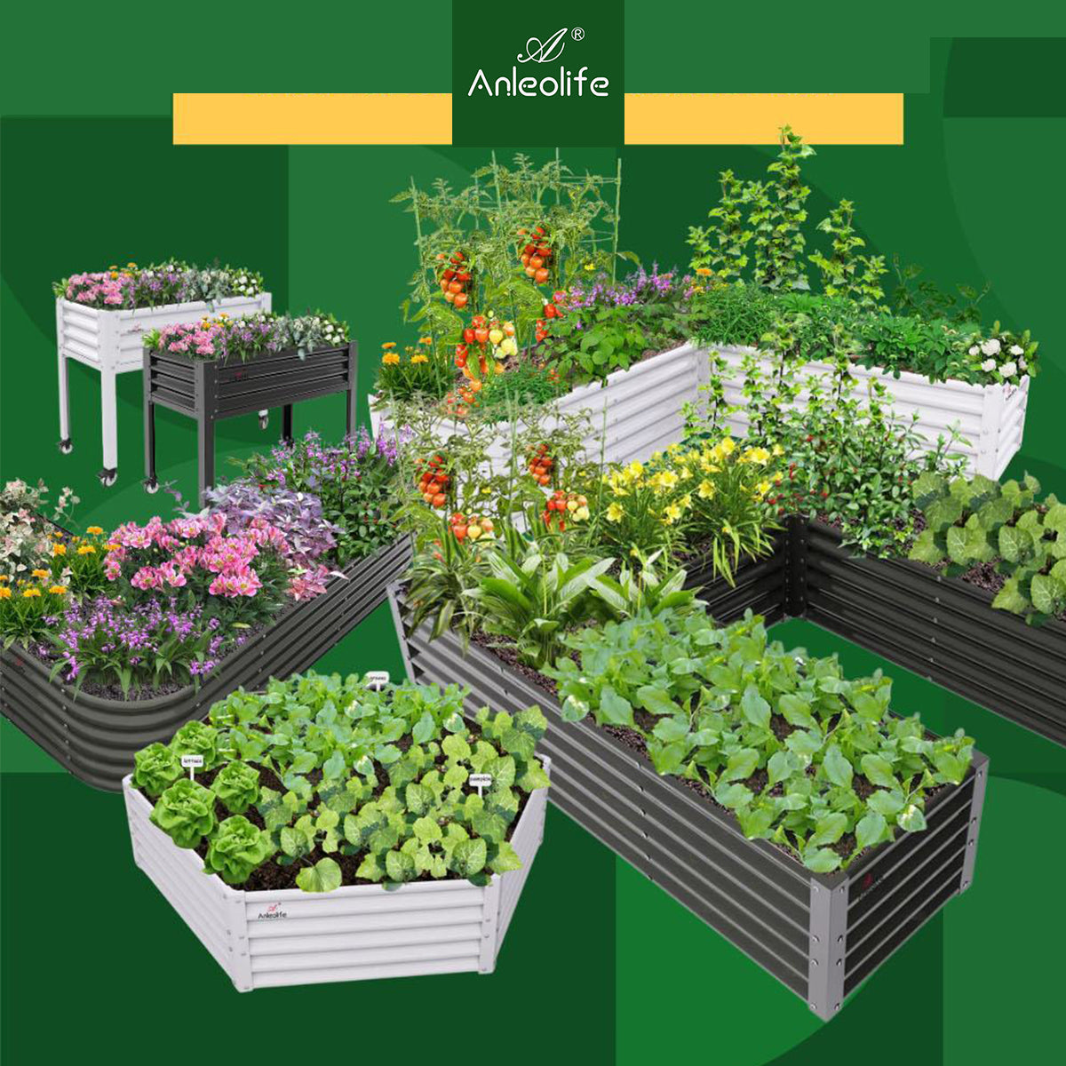 Geometric Garden Beds