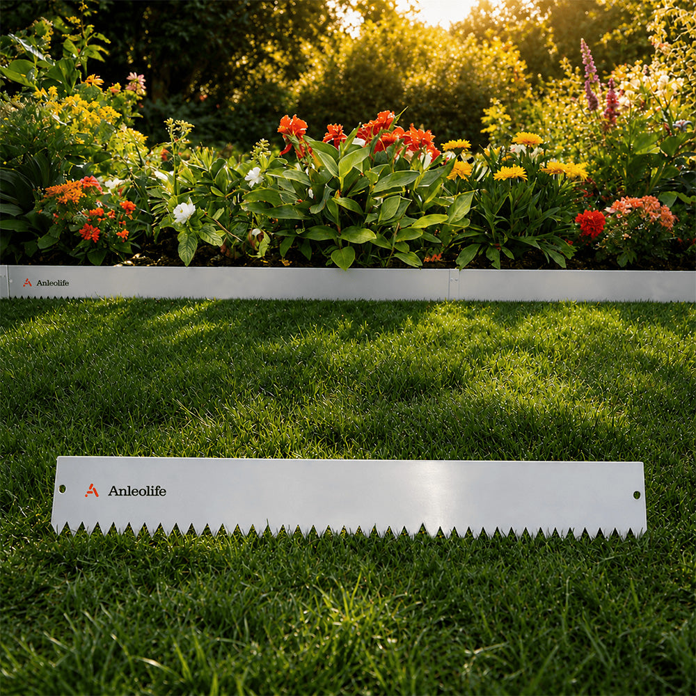Galvanized Steel Garden Edging, 6''/ 8'' x40'', 6-Pack (20FT Total)