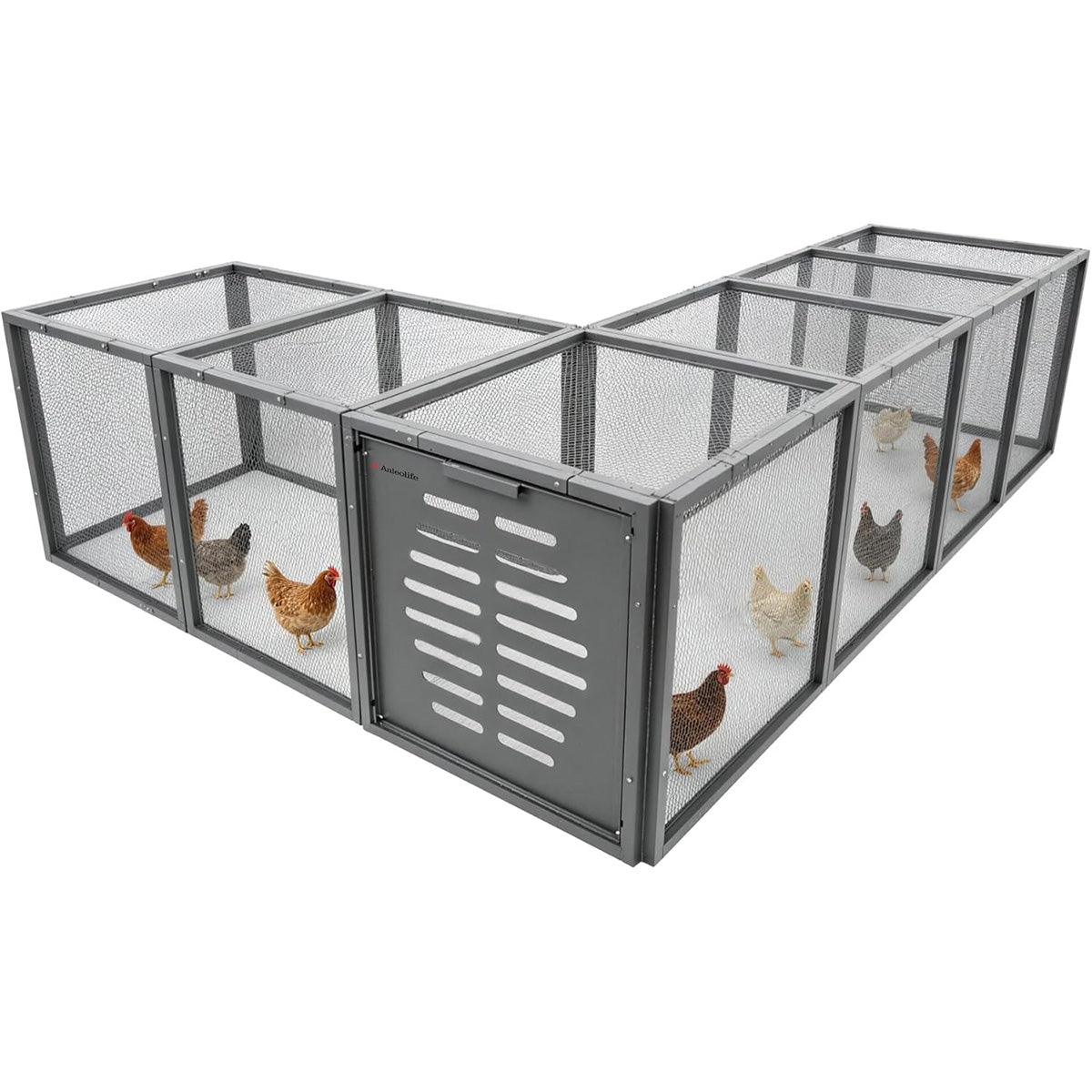 20.8" Chicken Coop Run Extension – Expandable Outdoor Chicken Tunnel