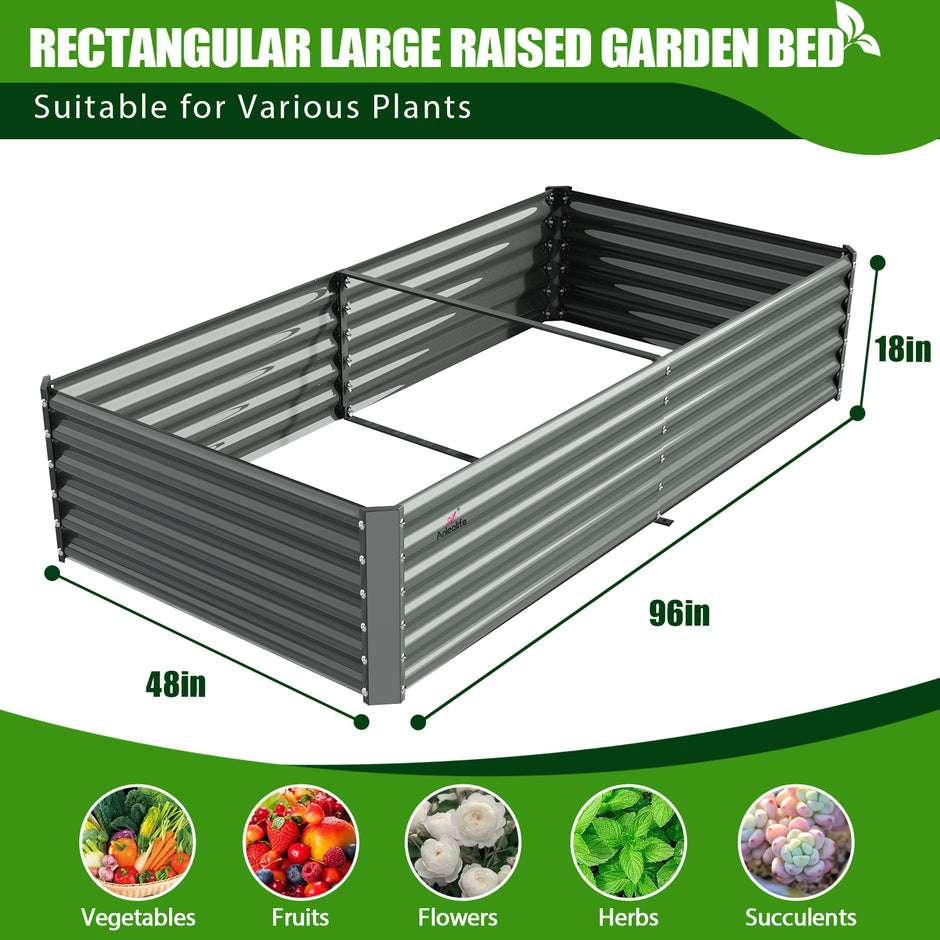 Anleolife Raised Garden Bed