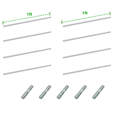 Anleolife Center Support Bracing Rods for Raised Garden Beds