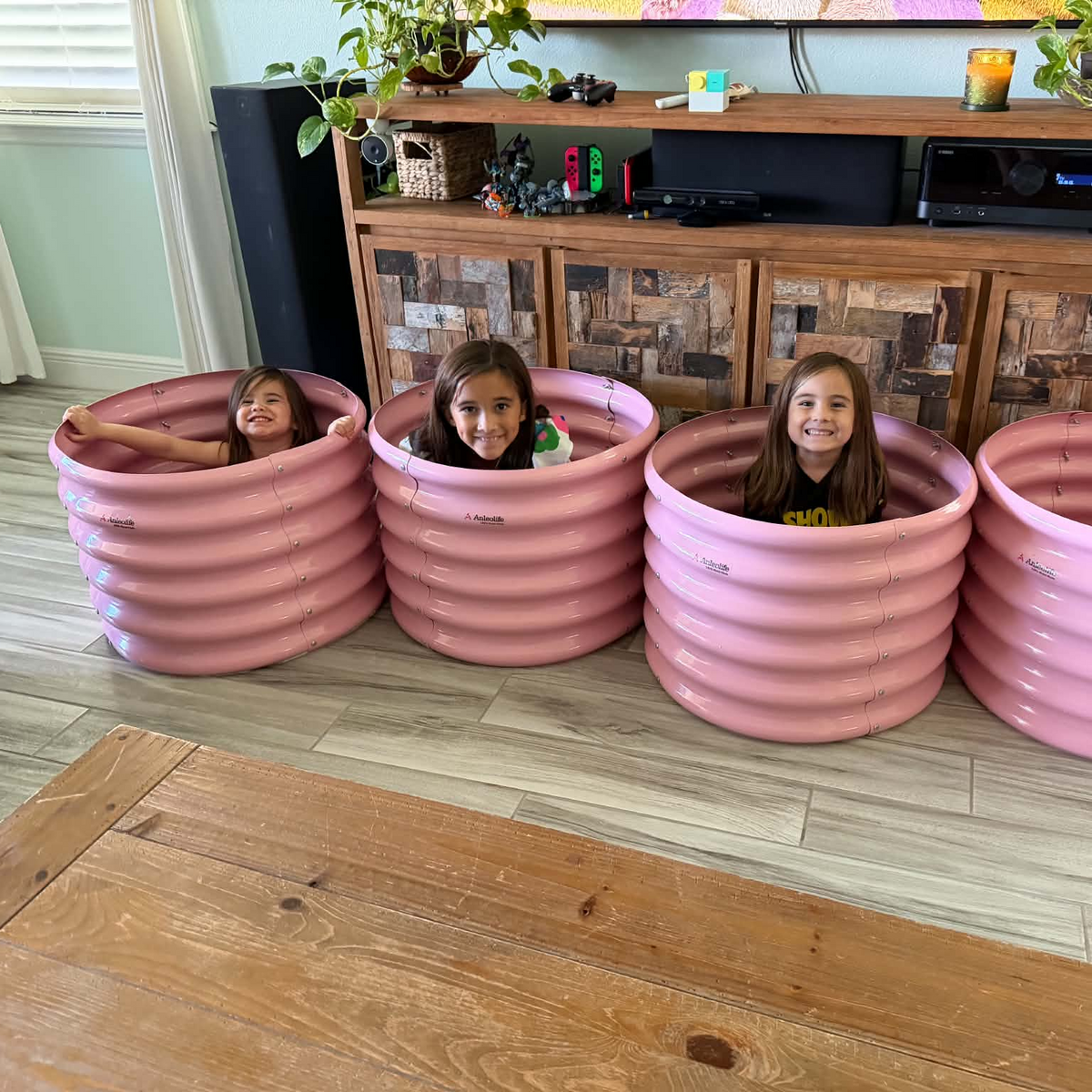 
Garden Play – 24''x18'' Round Mini Raised Garden Beds (4 packs)