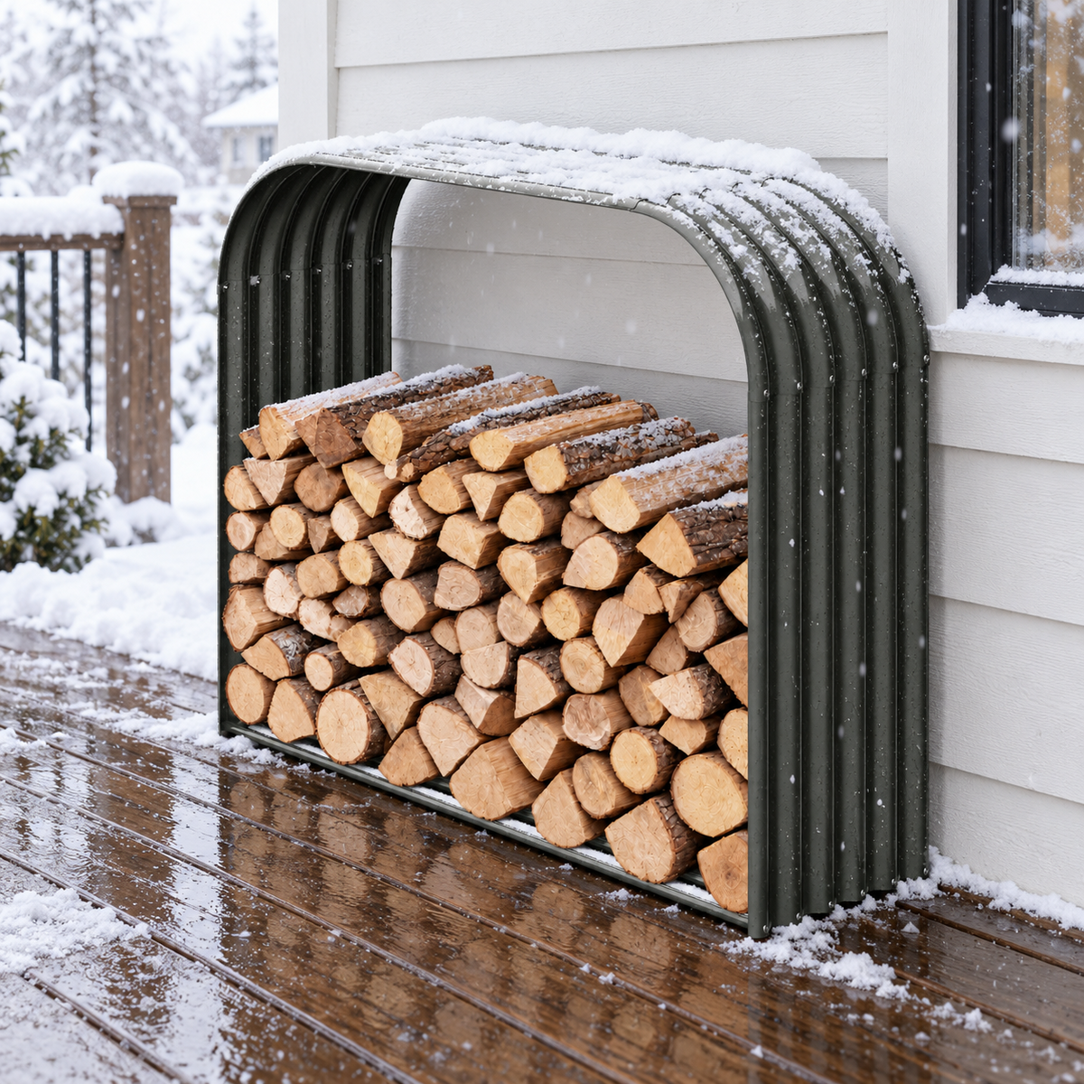 Firewood Log Rack