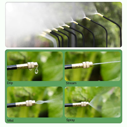 82.4FT Automatic Drip Irrigation Kit with Timer & Adjustable Nozzles