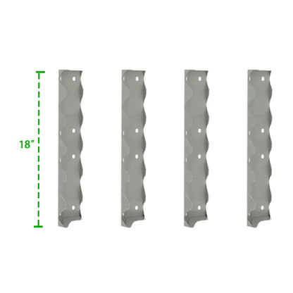18'' Tall DIY Modular Garden Bed Panels,  22-Gauge Galvanized Steel, 4-Pack