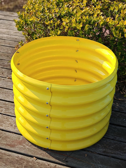Garden Play – 24''x18'' Round Raised Garden Beds for Kids (4 packs)
