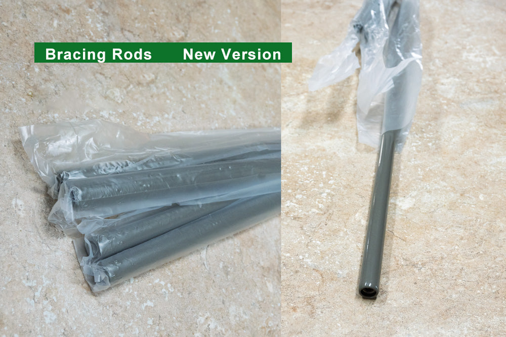 Anleolife Center Support Bracing Rods for Raised Garden Beds