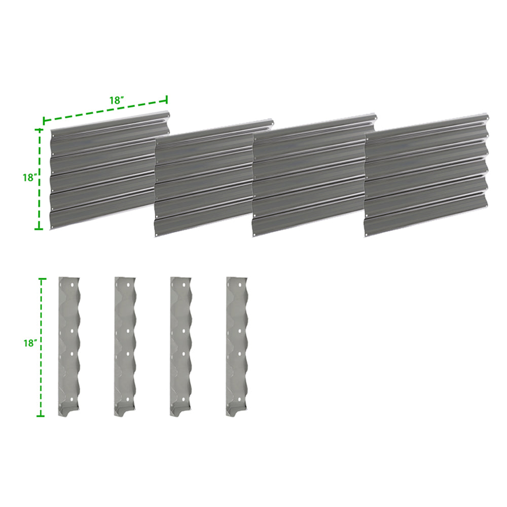18'' Tall DIY Modular Garden Bed Panels,  22-Gauge Galvanized Steel, 4-Pack