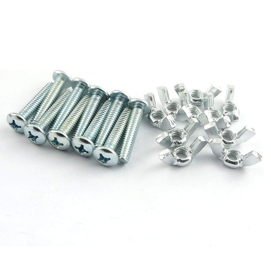 Anleolife Dacromet Wingnuts & Screws - High Corrosion Resistance
