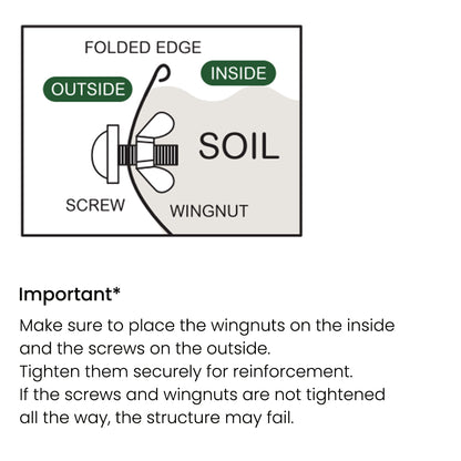 Anleolife Dacromet Wingnuts & Screws - High Corrosion Resistance