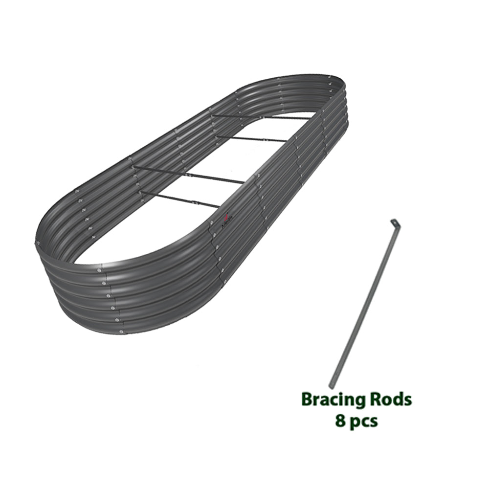 Anleolife Center Support Bracing Rods for Raised Garden Beds