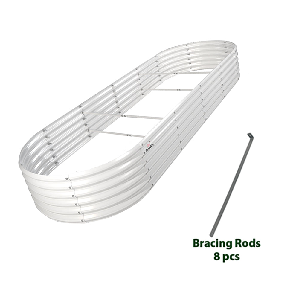 Anleolife Center Support Bracing Rods for Raised Garden Beds
