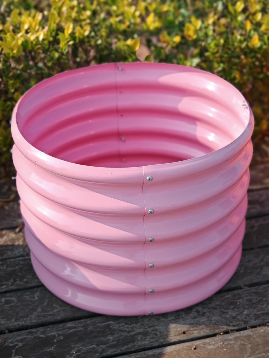 Garden Play – 24''x18'' Round Raised Garden Beds for Kids (4 packs)