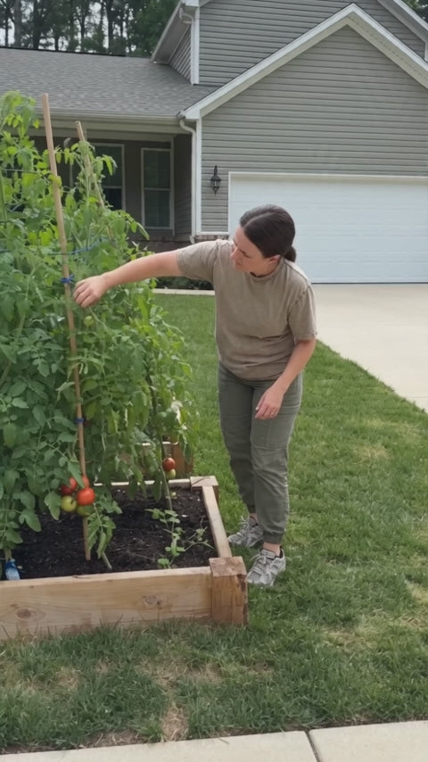 
Mobile Garden Tool Cart with Storage and Planting Bench