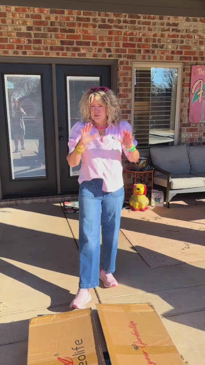 30'' Tall _10x3x2.5ft  Oval Modular Sturdy Metal Raised Garden Bed Set (Gray)