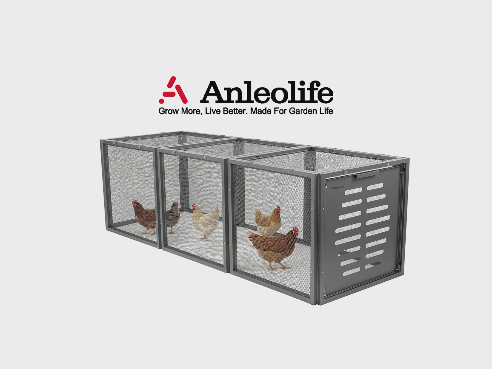 20.8" Expandable Chicken Tunnel – Modular Metal Predator-Proof Run