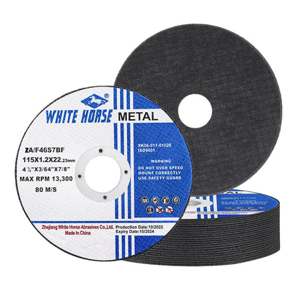 Cut Off Wheels Optimized for Cutting Stainless Steel and Other High Tensile Metals, 4-1/2" x .045" x 7/8" - 25 Pack