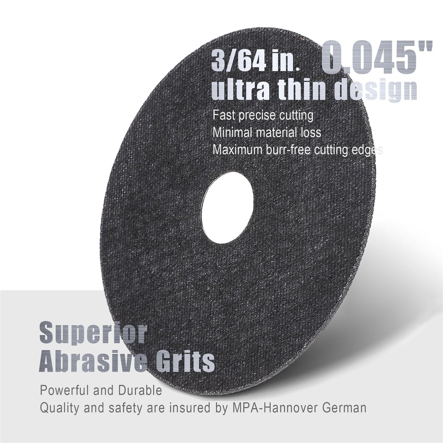 Ultra Thin Cut Off Wheel 4-1/2'' x .045'' x 7/8'' for Metal and Stainless Steel Cutting, Type 1, Angle Grinder Uses (25 PCS)