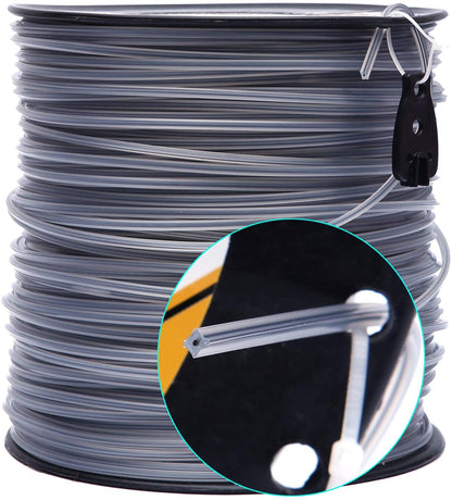 Heavy-duty Square Trimmer Line .105-Inch-by-1038ft  5lb in Spool