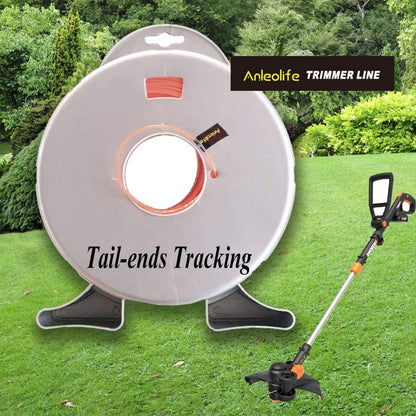 Anleolife Commercial Square Trimmer Line .065'' x 370ft, 1lb